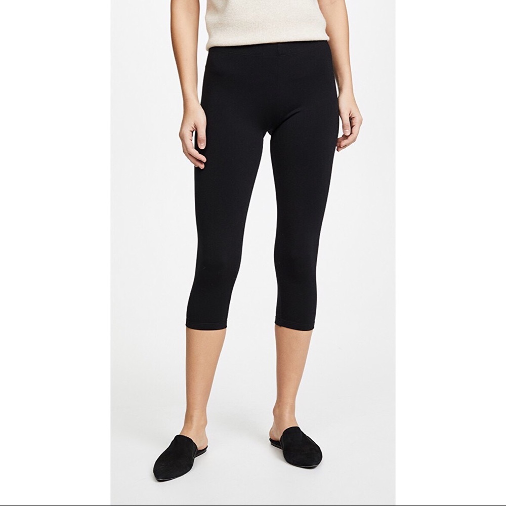 David Lerner Black Cropped Leggings
